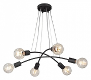 Люстра Vitaluce V4989 V4989-1/6S цвет черный-1