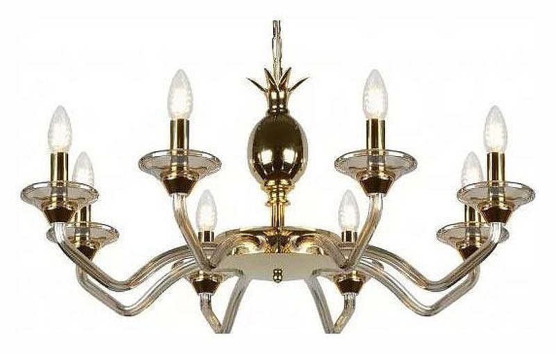 Люстра iLamp Flo YT2049-8 GD+COG 