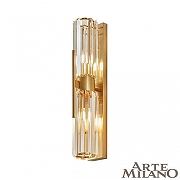 Накладной светильник Arte Milano AM-0011 0011B.D100.H560.E14.2 G цвет золото-1