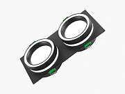 Встраиваемый светильник LEDS POWER SPOT 009186 цвет плафона/подвески Черный, цвет арматуры Черный-3