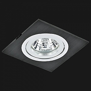 Встраиваемый светильник Lightstar Banale Weng 011007 цвет Коричневый, Хром-1