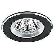 Встраиваемый светильник Lightstar Banale Weng 011008 цвет Хром, Черный