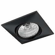Встраиваемый светильник Lightstar Lega 16 011037 цвет Черный