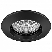 Встраиваемый светильник Lightstar Lega 11 011047 цвет Черный