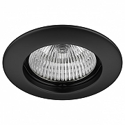 Встраиваемый светильник Lightstar Teso f1x 011077 цвет Черный