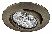 Встраиваемый светильник Lightstar Teso adj 011081 цвет плафона/подвески Бронза, цвет арматуры Бронза