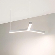 Подвесной светильник Arlight SP-RAYS 049205 цвет плафона/подвески Серебро, цвет арматуры Серебро-1