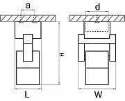 Светильник на штанге Lightstar Illumo L1 051046-IP65 цвет плафона/подвески Белый, цвет арматуры Белый-2