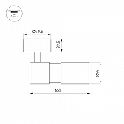 Спот Arlight SP-ARTEMIS-SURFACE-FLAP-R55-12W 051794 цвет плафона/подвески Черный, цвет арматуры Черный-5
