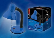 Настольная лампа офисная Uniel TLI-201 00452 цвет плафона/подвески Белый, Синий, цвет арматуры Синий, Черный-1