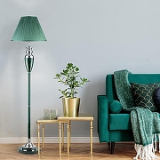 Торшер Eurosvet Majorka 009/1T GR (зеленый) цвет плафона/подвески Зеленый, цвет арматуры Зеленый, Хром-4