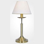 Настольная лампа Eurosvet Hotel 01010/1 античная бронза цвет плафона/подвески Белый, цвет арматуры Бронза