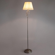 Торшер Eurosvet Incanto 01023/1 серебро цвет плафона/подвески Бежевый, Прозрачный, Белый, цвет арматуры Серебро-2