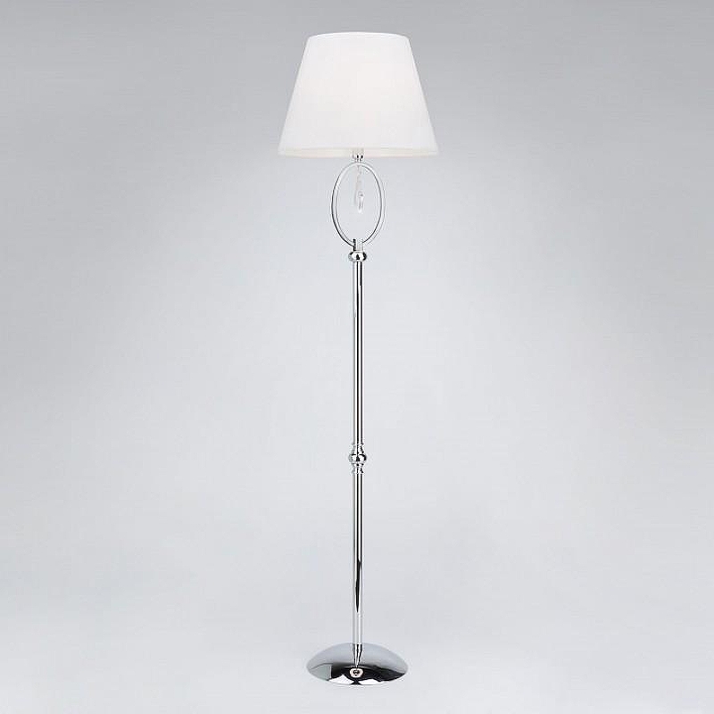 Торшер Eurosvet Madera 01056/1 хром/прозрачный хрусталь Strotskis 