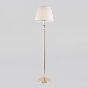 Торшер Eurosvet Sortino 01072/1 золото цвет плафона/подвески Белый, Прозрачный, цвет арматуры Золото