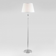 Торшер Eurosvet Sortino 01072/1 хром цвет плафона/подвески Белый, Прозрачный, цвет арматуры Хром