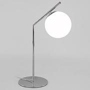 Настольная лампа Eurosvet Frost 01082/1 хром цвет плафона/подвески Белый, цвет арматуры Хром