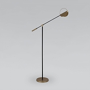 Торшер Eurosvet Grazia 01143/1 черный/золото цвет плафона/подвески Золото, цвет арматуры Золото, Черный