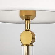 Настольная лампа Eurosvet Conso 01145/1 латунь цвет плафона/подвески Белый, цвет арматуры Латунь-1