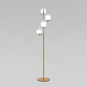 Торшер Eurosvet Loona 01161/4 латунь цвет плафона/подвески Белый, цвет арматуры Латунь