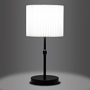 Настольная лампа Eurosvet Notturno 01162/1 черный цвет плафона/подвески Белый, цвет арматуры Черный-1
