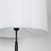 Торшер Eurosvet Notturno 01163/1 черный цвет плафона/подвески Белый, цвет арматуры Черный-1