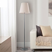 Торшер Eurosvet Amaretto 01166/1 хром цвет плафона/подвески Бежевый, цвет арматуры Хром-1