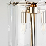 Торшер Eurosvet Claire 01171/3 золото цвет плафона/подвески Прозрачный, цвет арматуры Золото-2