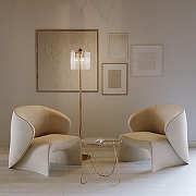 Торшер Eurosvet Claire 01171/3 золото цвет плафона/подвески Прозрачный, цвет арматуры Золото-3