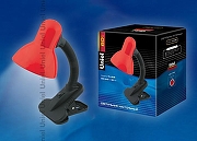 Настольная лампа офисная Uniel TLI-206 02461 цвет плафона/подвески Красный, цвет арматуры Черный-1