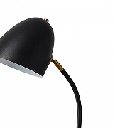 Торшер Kink Light Олби 07041,19 цвет плафона/подвески Черный, цвет арматуры Черный-1