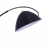 Торшер Kink Light Тинк 07051,19 цвет плафона/подвески Черный, цвет арматуры Черный-1