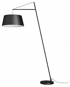 Торшер Kink Light Бариа 07191-F,19 цвет плафона/подвески Черный, цвет арматуры Черный