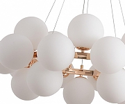 Подвесной светильник Kink Light Сида 07508-20,37 цвет плафона/подвески Белый, цвет арматуры Золото-1