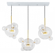 Подвесной светильник Kink Light Галла 07545-4 (3AS),21 цвет плафона/подвески Прозрачный, цвет арматуры Золото