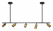 Светильник на штанге Kink Light Кайко 07615-5 цвет плафона/подвески Бронза, цвет арматуры Бронза, Черный