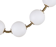 Подвесной светильник Kink Light Мони 07627-10L,20 цвет плафона/подвески Белый, цвет арматуры Бронза-1