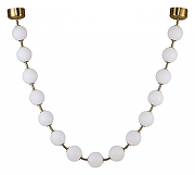 Подвесной светильник Kink Light Мони 07627-15L,20 цвет плафона/подвески Белый, цвет арматуры Бронза