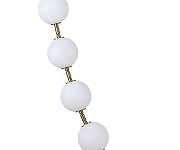 Подвесной светильник Kink Light Мони 07627-20L,20 цвет плафона/подвески Белый, цвет арматуры Бронза-1