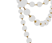 Подвесной светильник Kink Light Мони 07627-20L,20 цвет плафона/подвески Белый, цвет арматуры Бронза-2