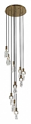 Подвесной светильник Kink Light Гелла 07670-10A,20 цвет плафона/подвески Прозрачный, цвет арматуры Бронза