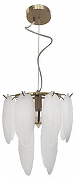 Подвесной светильник Kink Light Джана 07680-28,36 цвет плафона/подвески Белый, цвет арматуры Латунь-1