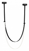 Подвесной светильник Kink Light Лирд 07689A-150,19 цвет плафона/подвески Белый, цвет арматуры Черный