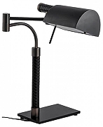 Настольная лампа офисная Kink Light Джиона 07718-T,19 цвет плафона/подвески Черный, цвет арматуры Черный