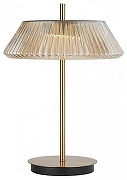 Настольная лампа Kink Light Ивина 07721-T,20(03) цвет плафона/подвески Янтарный, цвет арматуры Бронза