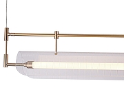 Подвесной светильник Kink Light Аника 08021-150P,20 цвет плафона/подвески Прозрачный, цвет арматуры Бронза-2