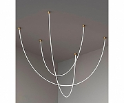 Подвесной светильник Kink Light Венди 08031-200,20 цвет плафона/подвески Белый, цвет арматуры Бронза-1