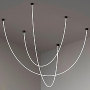 Подвесной светильник Kink Light Венди 08031-3S,19 цвет плафона/подвески Белый, цвет арматуры Черный