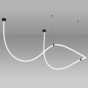 Подвесной светильник Kink Light Венди 08031-400,19 цвет плафона/подвески Белый, цвет арматуры Черный