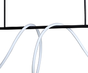 Подвесной светильник Kink Light Далия 08041-150,19(4000K) цвет плафона/подвески Белый, цвет арматуры Черный-1